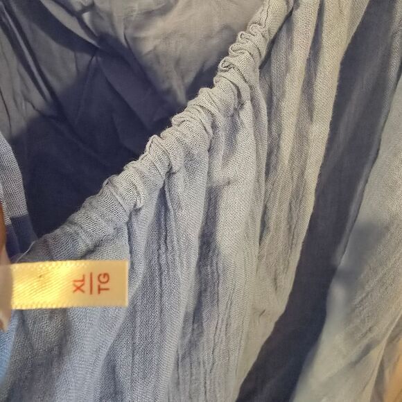 Free People Marina Mini Dress in Blue Bell Size Xl - Picture 7 of 9